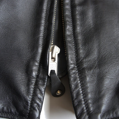Schott Single Rider Jacket Black Size 40