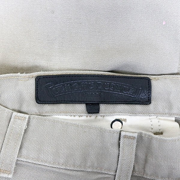 CHROME HEARTS Matty Boy Sex Records Light Khaki Pants Size 30