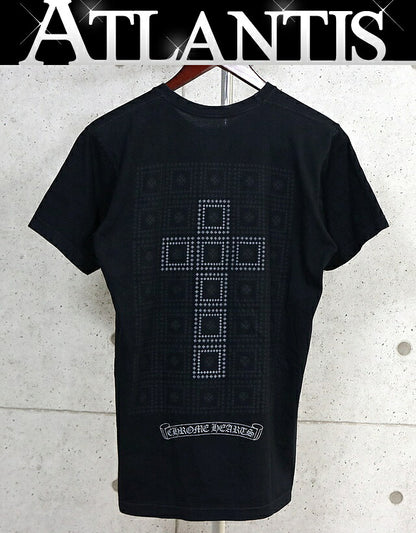 CHROME HEARTS Framed Cross Short Sleeve T-Shirt Size M Size