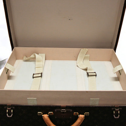 Louis Vuitton Alzer 60 Monogram Trunk Case Brown