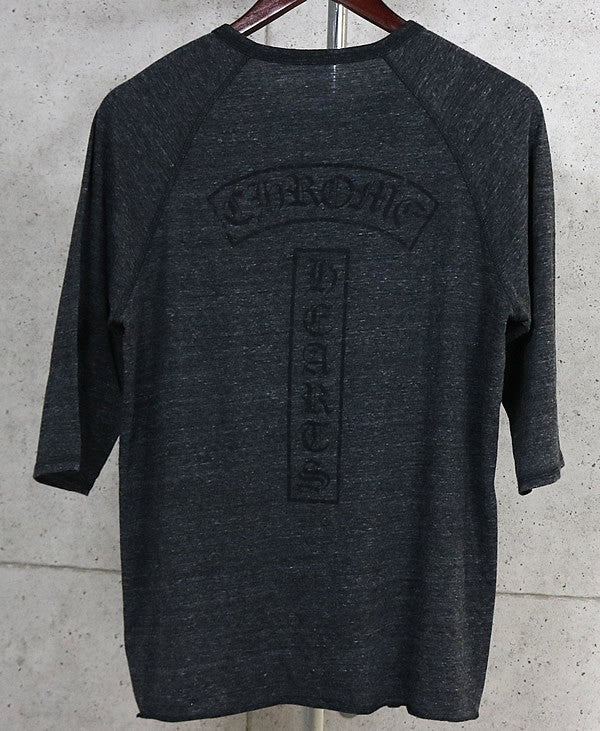 CHROME HEARTS TBAR Star Raglan T-Shirt Poly Blend Size L