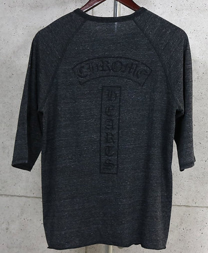 CHROME HEARTS TBAR Star Raglan T-Shirt Poly Blend Size L