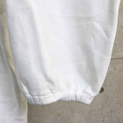 CHROME HEARTS Y NOT Embroidered White Cotton Sweatpants Size M