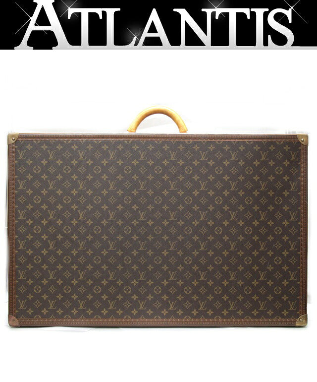 Louis Vuitton Alzer 80 Monogram Trunk Case Brown