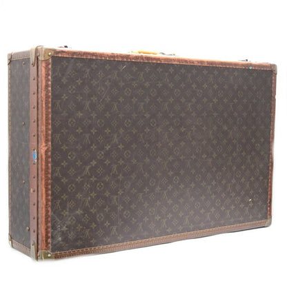Louis Vuitton Alzer 80 Monogram Trunk Case Brown