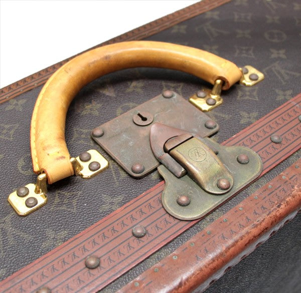 Louis Vuitton Alzer 80 Monogram Trunk Case Brown