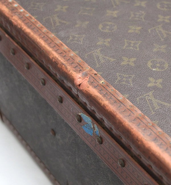 Louis Vuitton Alzer 80 Monogram Trunk Case Brown