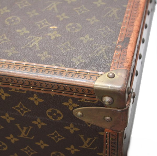Louis Vuitton Alzer 80 Monogram Trunk Case Brown