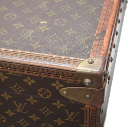 Louis Vuitton Alzer 80 Monogram Trunk Case Brown