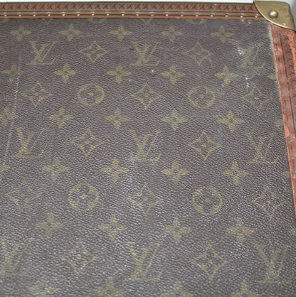 Louis Vuitton Alzer 80 Monogram Trunk Case Brown