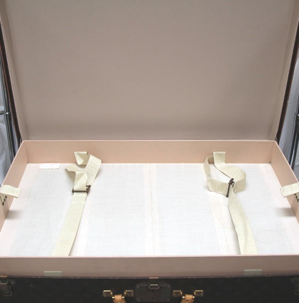 Louis Vuitton Alzer 80 Monogram Trunk Case Brown