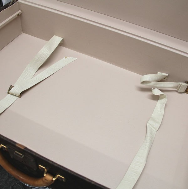 Louis Vuitton Alzer 80 Monogram Trunk Case Brown