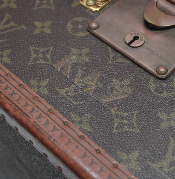 Louis Vuitton Alzer 80 Monogram Trunk Case Brown