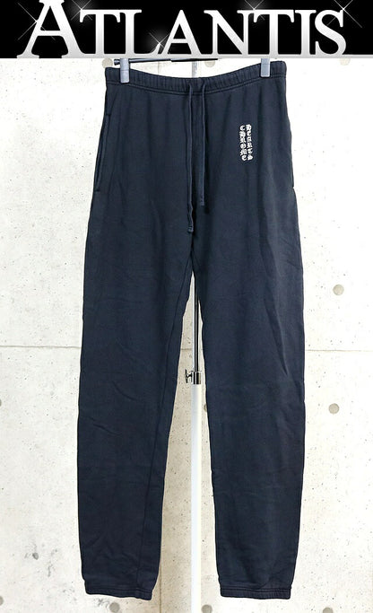 CHROME HEARTS Y NOT Embroidered Sweatpants Black Size M