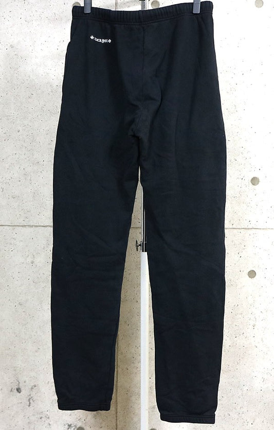 CHROME HEARTS Y NOT Embroidered Sweatpants Black Size M