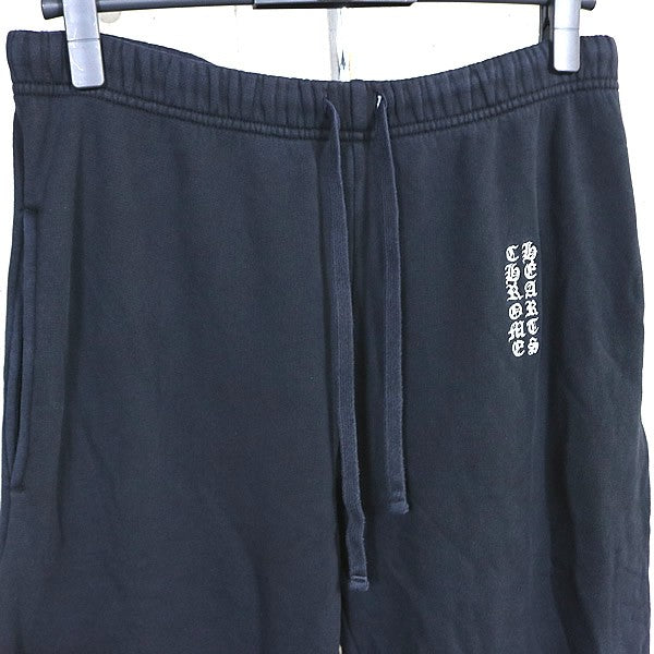 CHROME HEARTS Y NOT Embroidered Sweatpants Black Size M