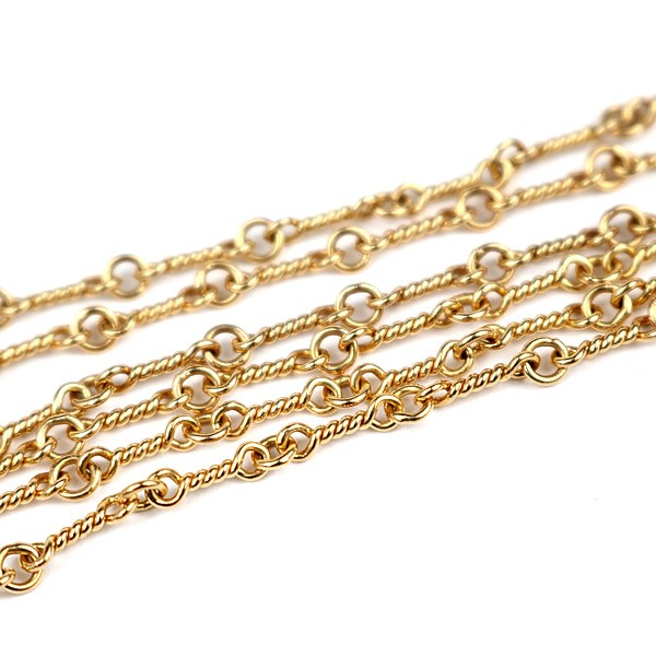 CHROME HEARTS 22K 1P Diamond Necklace Gold Size ONE SIZE