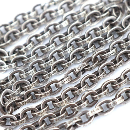 CHROME HEARTS Paper Chain Necklace Silver 925 Size ONE SIZE