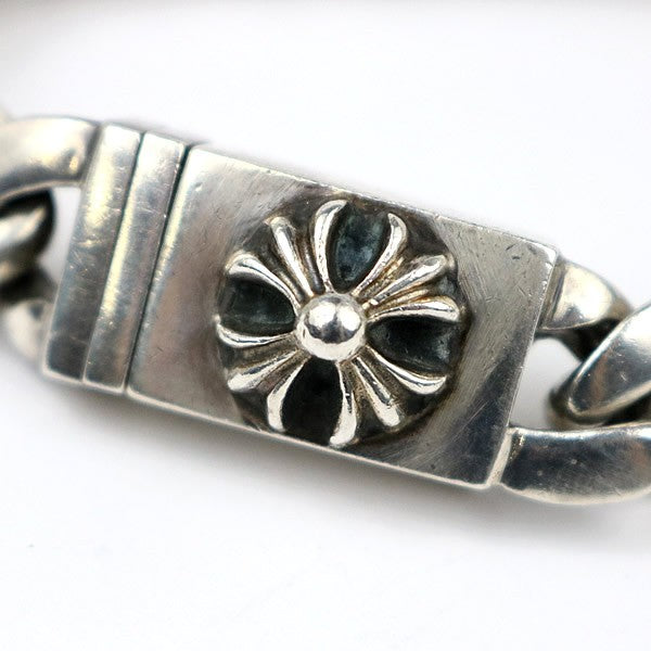 CHROME HEARTS CHX Mini ID Silver Bracelet Size ONE SIZE