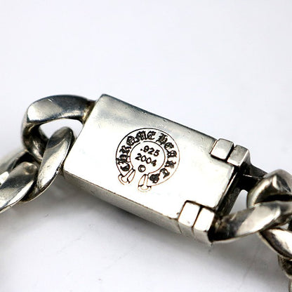 CHROME HEARTS CHX Mini ID Silver Bracelet Size ONE SIZE