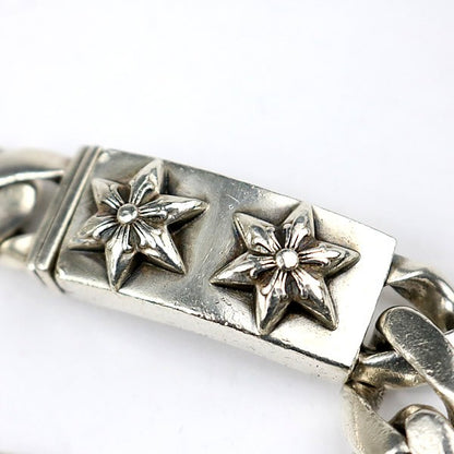 CHROME HEARTS Old Star Short Silver Bracelet Size ONE SIZE