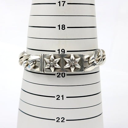 CHROME HEARTS Old Star Short Silver Bracelet Size ONE SIZE