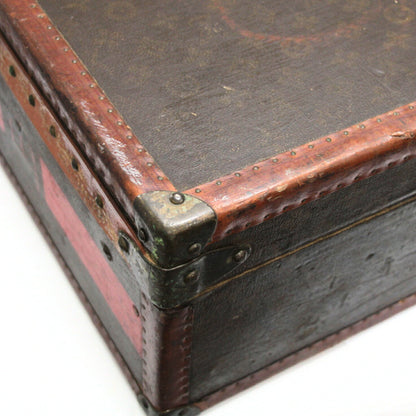 Louis Vuitton Antique Hand-Painted Monogram Trunk Case