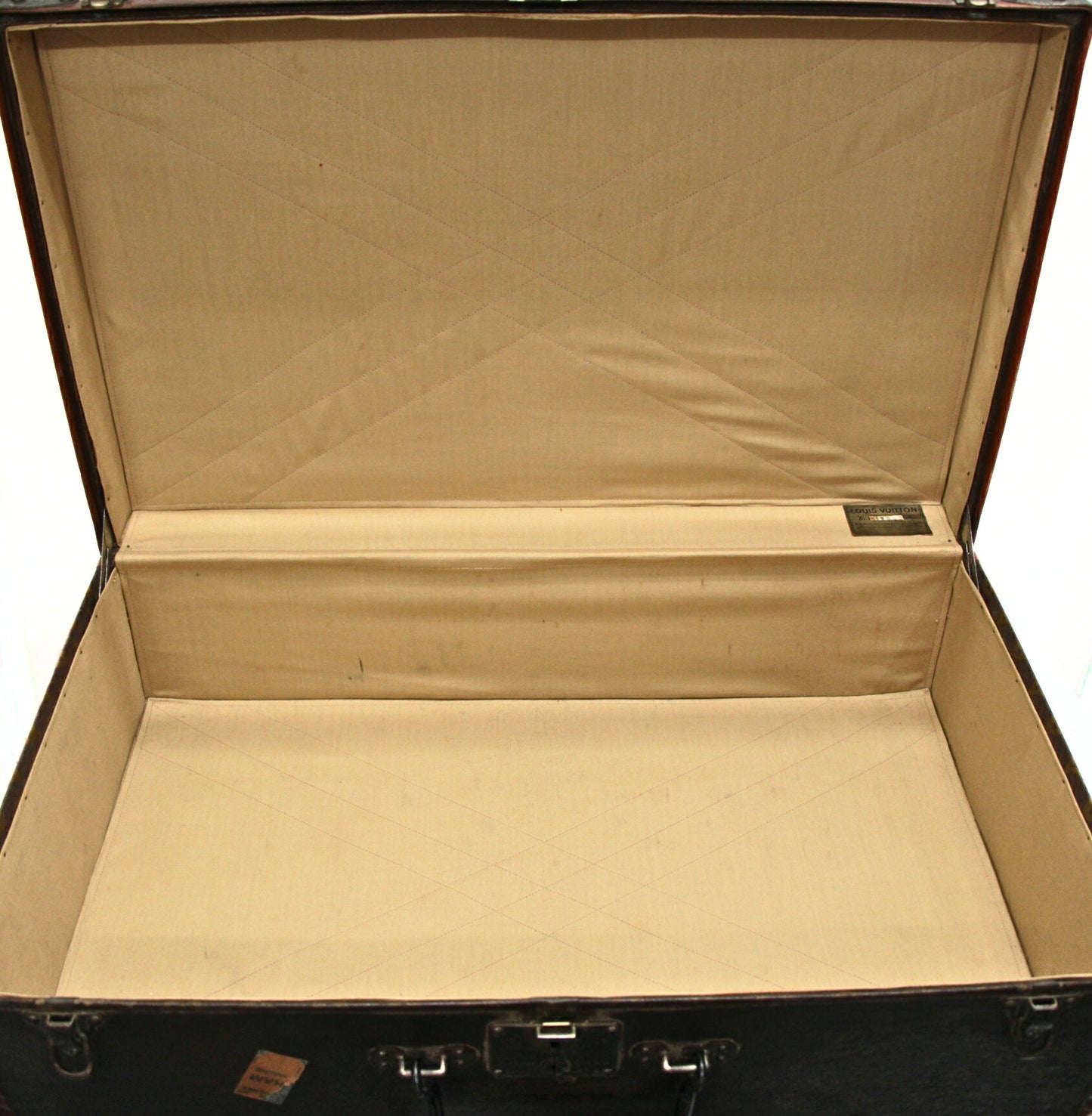 Louis Vuitton Antique Hand-Painted Monogram Trunk Case