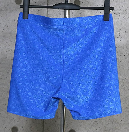 CHROME HEARTS CH Plus All Over Print Yoga Shorts Blue Size M