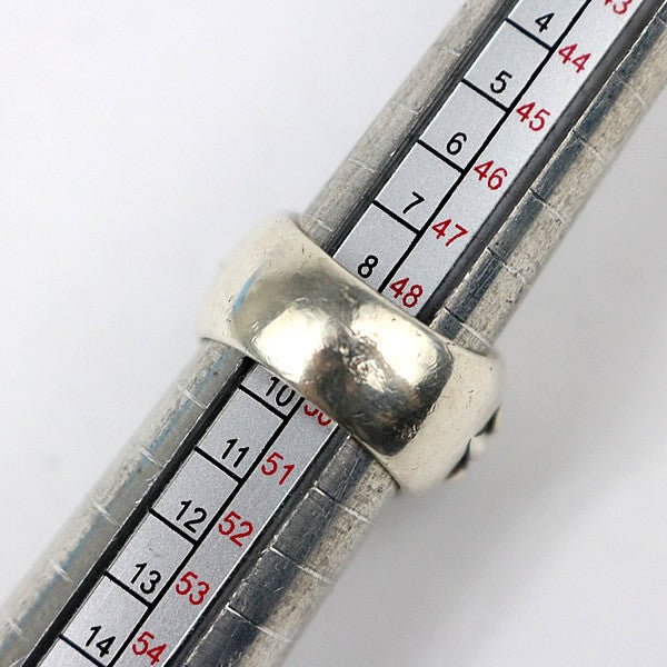CHROME HEARTS Floral Cross Silver Ring Size ONE SIZE