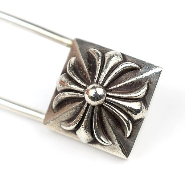 CHROME HEARTS XL Pyramid CH Plus Silver Safety Pin