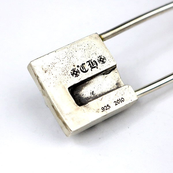 CHROME HEARTS XL Pyramid CH Plus Silver Safety Pin