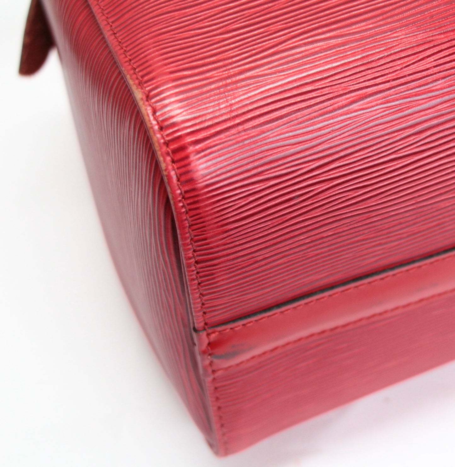 LOUIS VUITTON Speedy 25 Epi Leather Bag Red Size ONE SIZE