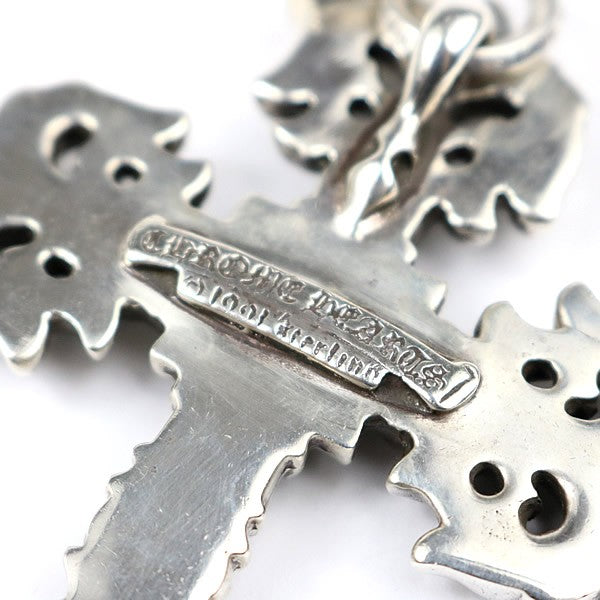 CHROME HEARTS Filigree Cross Silver Pendant Size ONE SIZE