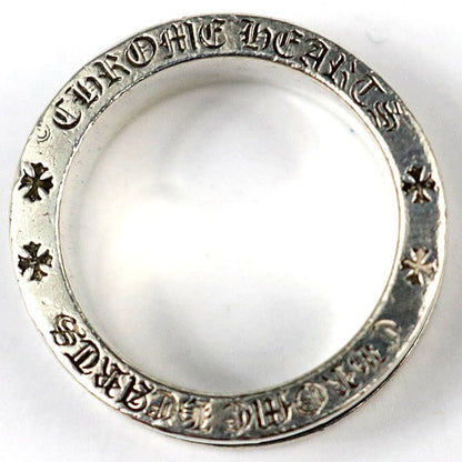CHROME HEARTS Mini CH Plus Band Silver Ring Size ONE SIZE