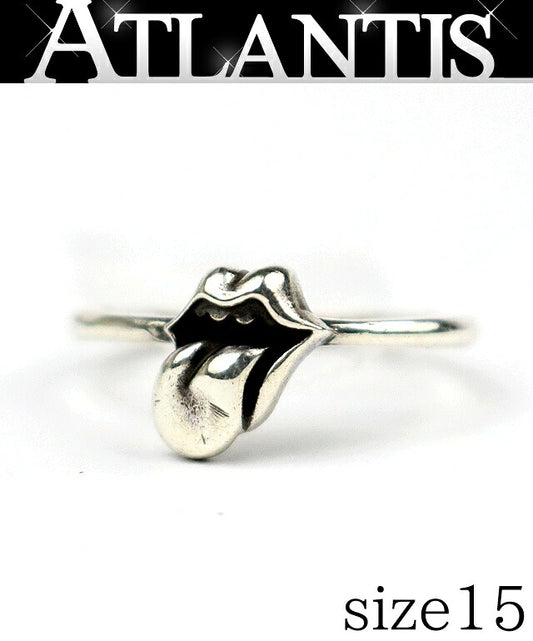 CHROME HEARTS Bubblegum Lip & Silver Ring Size ONE SIZE
