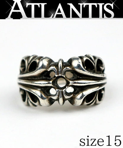 CHROME HEARTS K&T Ring Silver 925 Size ONE SIZE