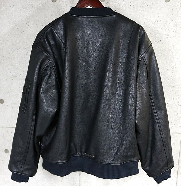 CHROME HEARTS ON TARGET CH Patch Leather Jacket Black Size L