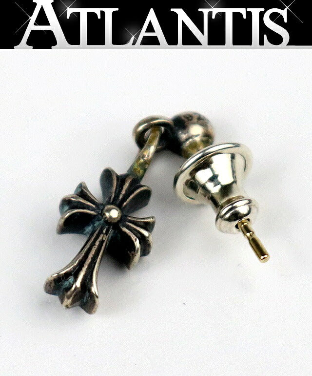 CHROME HEARTS Stack CH Cross Drop Silver 925 Size ONE SIZE