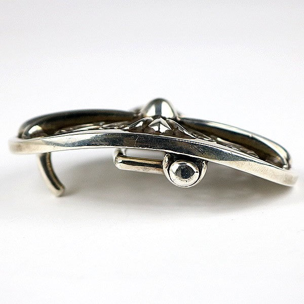 CHROME HEARTS Classic Oval Cross Silver Buckle