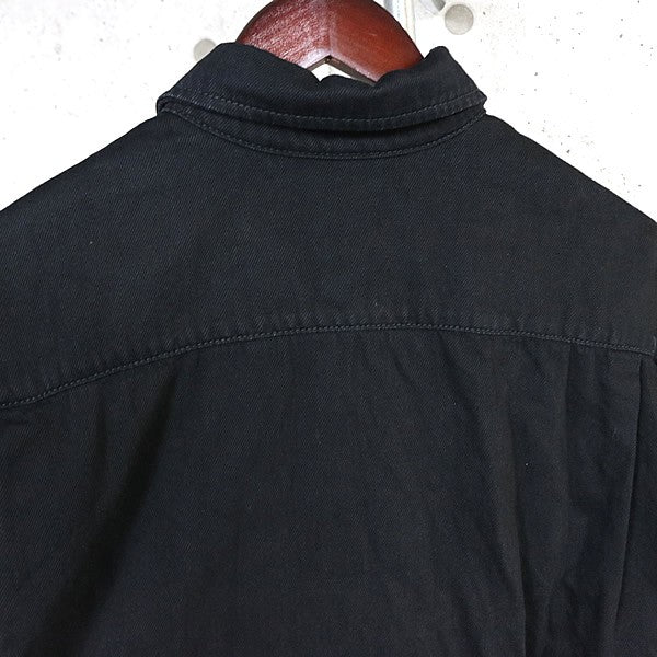 BALENCIAGA BB Logo Long Sleeve Shirt Black Size XS