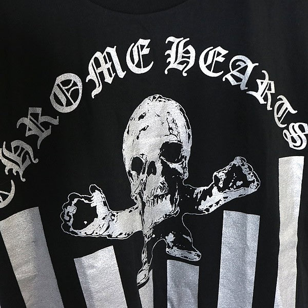 CHROME HEARTS FOTI HARRIS TEETER Long T-Shirt Black Size S