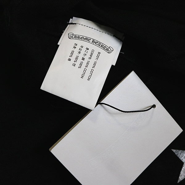 CHROME HEARTS FOTI HARRIS TEETER Long T-Shirt Black Size S