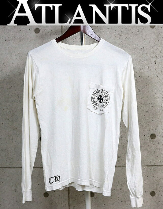CHROME HEARTS Vintage Horseshoe CH Plus T-Shirt White Size S
