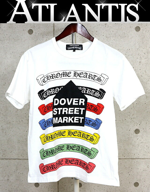 CHROME HEARTS CDG DSM Collab T-Shirt White Size L