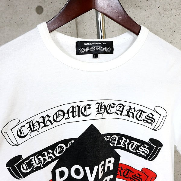 CHROME HEARTS CDG DSM Collab T-Shirt White Size L