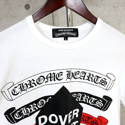 CHROME HEARTS CDG DSM Collab T-Shirt White Size L