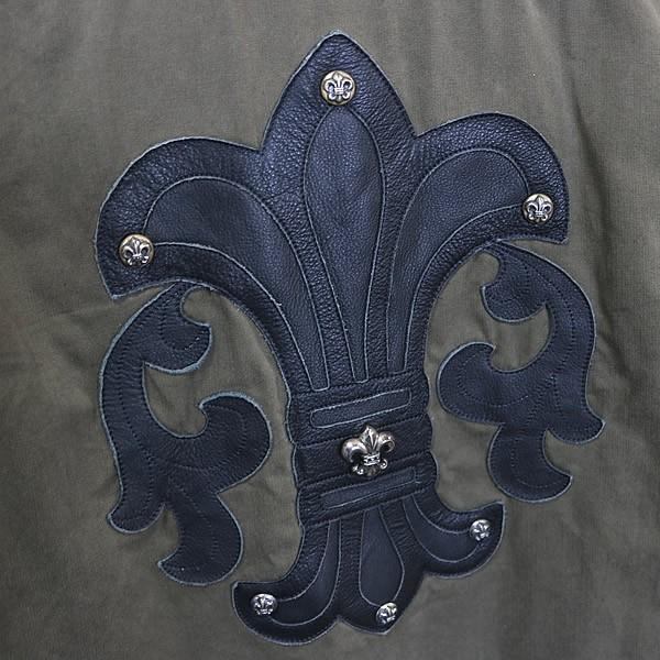 CHROME HEARTS BS Fleur Army Shirt Khaki Size M