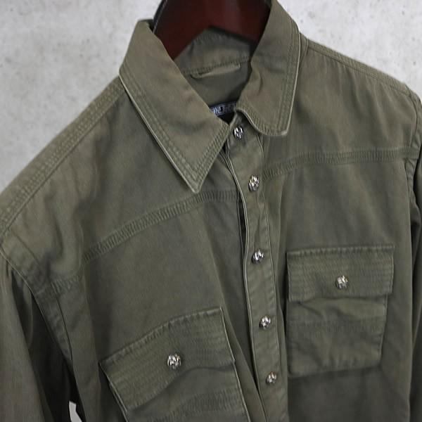 CHROME HEARTS BS Fleur Army Shirt Khaki Size M