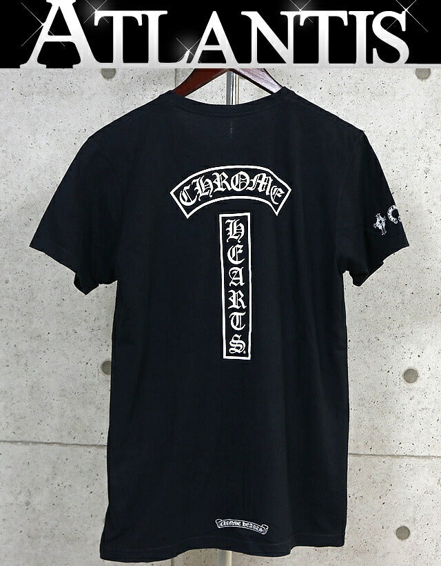 CHROME HEARTS Horseshoe T-Bar Print T-Shirt Black Size M